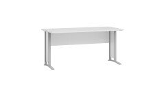 Schreibtisch >Clermont< in weiss Dekor - 150x73x70...