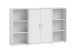 Regal-Set >Clermont< (3-teilig) in weiss Dekor - 184x114x35 (BxHxT)