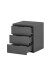 Innenschublade >Denver< in Twist, Dekorfolie Twist - 46,8x52,4x45cm (BxHxT)