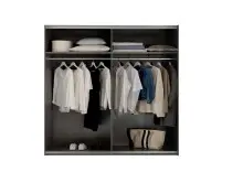 Schwebetürenschrank >MODESTE< (2-teilig) in...