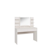 Schminktisch >LISSON< in Sand inkl. Beleuchtung - 120x141x42cm (BxHxT)