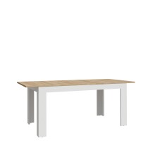Esstisch >BOHOL< ausziehbar in Riviera Eiche - 160x78,2x90,2cm (BxHxT)