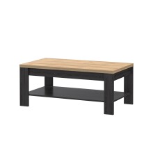 Couchtisch >BOHOL< in Riviera Eiche / Cabezone Eiche - 100x45,7x60cm (BxHxT)
