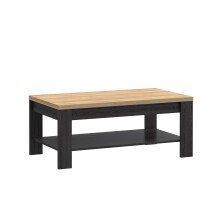 Couchtisch >BOHOL< in Riviera Eiche / Cabezone Eiche - 100x45,7x60cm (BxHxT)