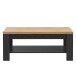 Couchtisch >BOHOL< in Riviera Eiche / Cabezone Eiche - 100x45,7x60cm (BxHxT)