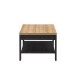 Couchtisch >BOHOL< in Riviera Eiche / Cabezone Eiche - 100x45,7x60cm (BxHxT)