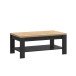 Couchtisch >BOHOL< in Riviera Eiche / Cabezone Eiche - 100x45,7x60cm (BxHxT)