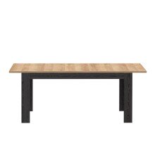 Esstisch >BOHOL< ausziehbar in Riviera Eiche / Cabezone - 160x78,2x90,2cm (BxHxT)