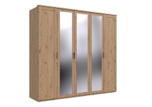 Drehtürenschrank >NADJA< in EICHE DEKOR /...