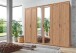 Drehtürenschrank >NADJA< in ARTISAN EICHE DEKOR / SPIEGEL - 270x208x58cm (BxHxT)