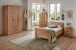 Bett >NADJA< in ARTISAN EICHE NACHBILDUNG - 108x85x207cm (BxHxT)
