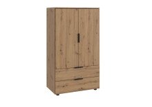 Highboard >NADJA< in ARTISAN EICHE NACHBILDUNG - 81x140x40cm (BxHxT)