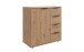 Sideboard >NADJA< in ARTISAN EICHE NACHBILDUNG - 81x83x41cm (BxHxT)