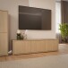 Lowboard >ALICE SPRINGS< in Elegancia Eiche Dekor - 154,2x41,5x34,9cm (BxHxT)