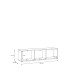 Lowboard >ALICE SPRINGS< in Elegancia Eiche Dekor - 154,2x41,5x34,9cm (BxHxT)