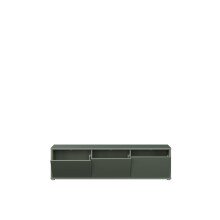 Lowboard >ALICE SPRINGS< in Salbei, Spanplate  - 154,2x41,5x34,9cm (BxHxT)
