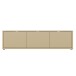 Lowboard >ALICE SPRINGS< in Buttergelb - 154,2x41,5x34,9cm (BxHxT)