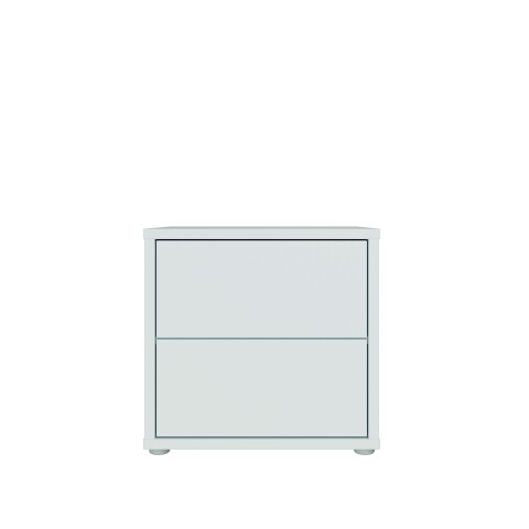 Nachtkommode >ALICE SPRINGS< in Secret grey - 49,8x47,9x41,5cm (BxHxT)