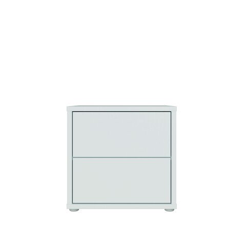 Nachtkommode >ALICE SPRINGS< in Secret grey - 49,8x47,9x41,5cm (BxHxT)