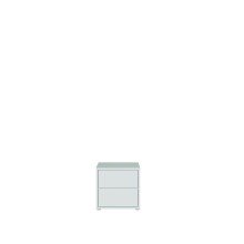 Nachtkommode >ALICE SPRINGS< in Secret grey - 49,8x47,9x41,5cm (BxHxT)