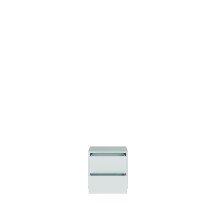 Nachtkommode >ALICE SPRINGS< in Secret grey - 49,8x47,9x41,5cm (BxHxT)