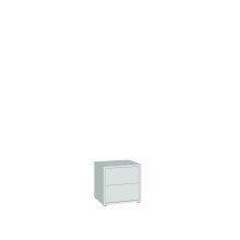Nachtkommode >ALICE SPRINGS< in Secret grey - 49,8x47,9x41,5cm (BxHxT)