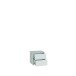 Nachtkommode >ALICE SPRINGS< in Secret grey - 49,8x47,9x41,5cm (BxHxT)