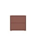 Nachtkommode >ALICE SPRINGS< in Terrakotta - 49,8x47,9x41,5cm (BxHxT)