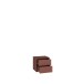 Nachtkommode >ALICE SPRINGS< in Terrakotta - 49,8x47,9x41,5cm (BxHxT)