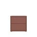 Nachtkommode >ALICE SPRINGS< in Terrakotta - 49,8x47,9x41,5cm (BxHxT)