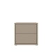 Nachtkommode >ALICE SPRINGS< in Taupe - 49,8x47,9x41,5cm (BxHxT)