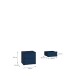 Nachtkommode >ALICE SPRINGS< in Nachtblau - 49,8x47,9x41,5cm (BxHxT)