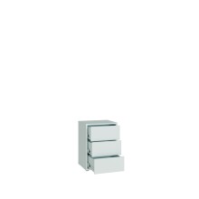 Nachtkommode >ALICE SPRINGS< in Secret grey - 49,8x68,7x41,5cm (BxHxT)