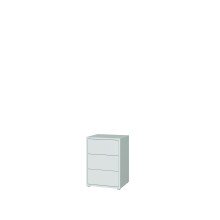 Nachtkommode >ALICE SPRINGS< in Secret grey - 49,8x68,7x41,5cm (BxHxT)