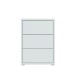 Nachtkommode >ALICE SPRINGS< in Secret grey - 49,8x68,7x41,5cm (BxHxT)