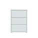 Nachtkommode >ALICE SPRINGS< in Secret grey - 49,8x68,7x41,5cm (BxHxT)