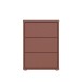 Nachtkommode >ALICE SPRINGS< in Terrakotta - 49,8x68,7x41,5cm (BxHxT)
