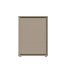 Nachtkommode >ALICE SPRINGS< in Taupe -...
