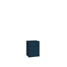 Nachtkommode >ALICE SPRINGS< in Nachtblau - 49,8x68,7x41,5cm (BxHxT)