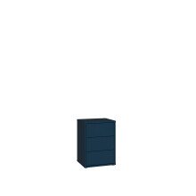 Nachtkommode >ALICE SPRINGS< in Nachtblau - 49,8x68,7x41,5cm (BxHxT)