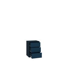 Nachtkommode >ALICE SPRINGS< in Nachtblau - 49,8x68,7x41,5cm (BxHxT)