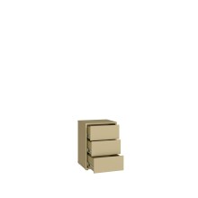 Nachtkommode >ALICE SPRINGS< in  Buttergelb - 49,8x68,7x41,5cm (BxHxT)