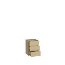 Nachtkommode >ALICE SPRINGS< in  Buttergelb - 49,8x68,7x41,5cm (BxHxT)