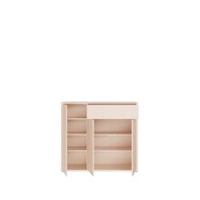 Schuhkommode >ALICE SPRINGS< in Sand - 109,2x99,1x34,9cm (BxHxT)