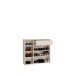 Schuhkommode >ALICE SPRINGS< in Sand - 109,2x99,1x34,9cm (BxHxT)