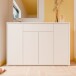 Schuhkommode >ALICE SPRINGS< in Sand - 143,9x99,1x34,9cm (BxHxT)