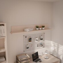 Wandboard >ALICE SPRINGS< in Sand - 154x25,6x21,2cm...