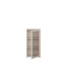 Vitrine >ALICE SPRINGS< in Sand / Glas - 49,8x99,1x34,9cm (BxHxT)
