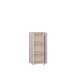 Vitrine >ALICE SPRINGS< in Sand / Glas - 49,8x99,1x34,9cm (BxHxT)
