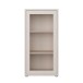 Vitrine >ALICE SPRINGS< in Sand / Glas - 49,8x99,1x34,9cm (BxHxT)